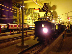D-Zug bei Nacht