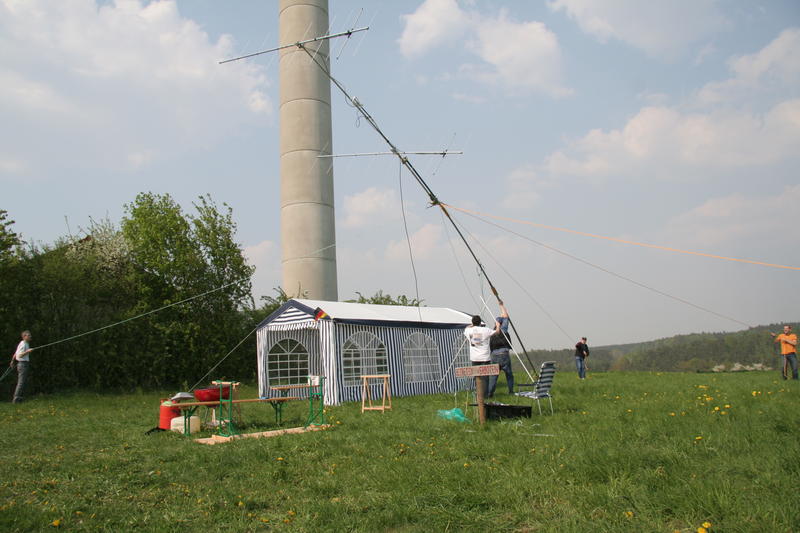 Antenne aufwärts Marsch!