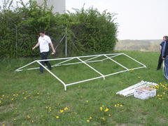 man kann ein Dach erkennen die 2.