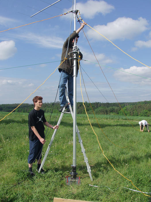 Daniel DO3ZY und Uwe DC8RI