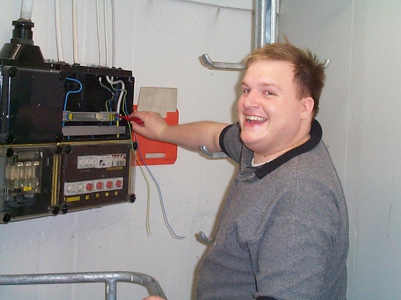 Harry DB1RAM bei der Arbeit