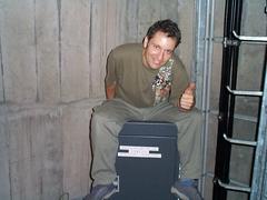 Hans-Jürgen DH2RL nach getaner Arbeit