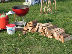 Holz vor der Hütt'n