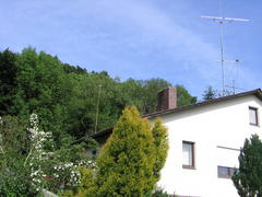 G5RV übers Haus gespannt